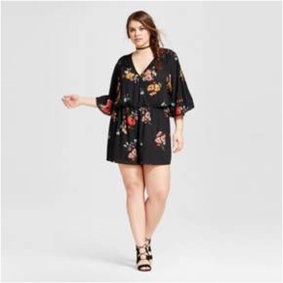 target black jumpsuit plus size